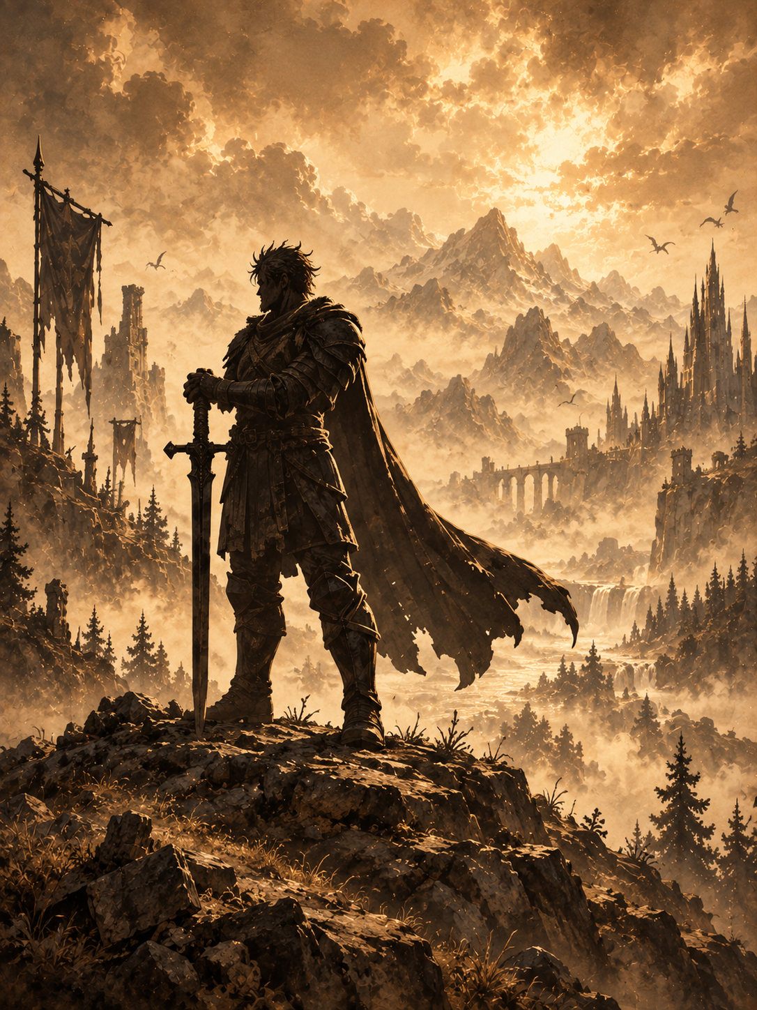 Approved faceless Knight silhouette