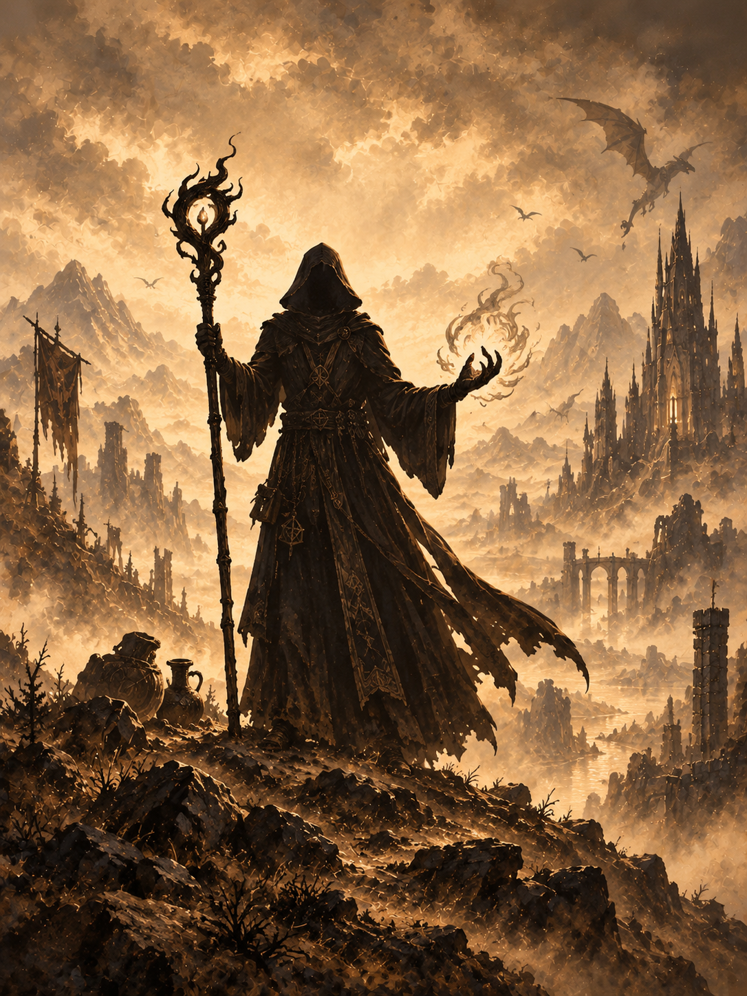 Approved faceless Sorcerer silhouette