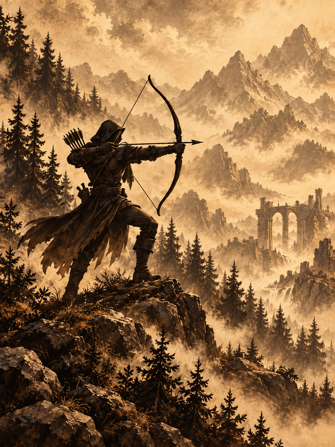 Approved faceless Archer silhouette