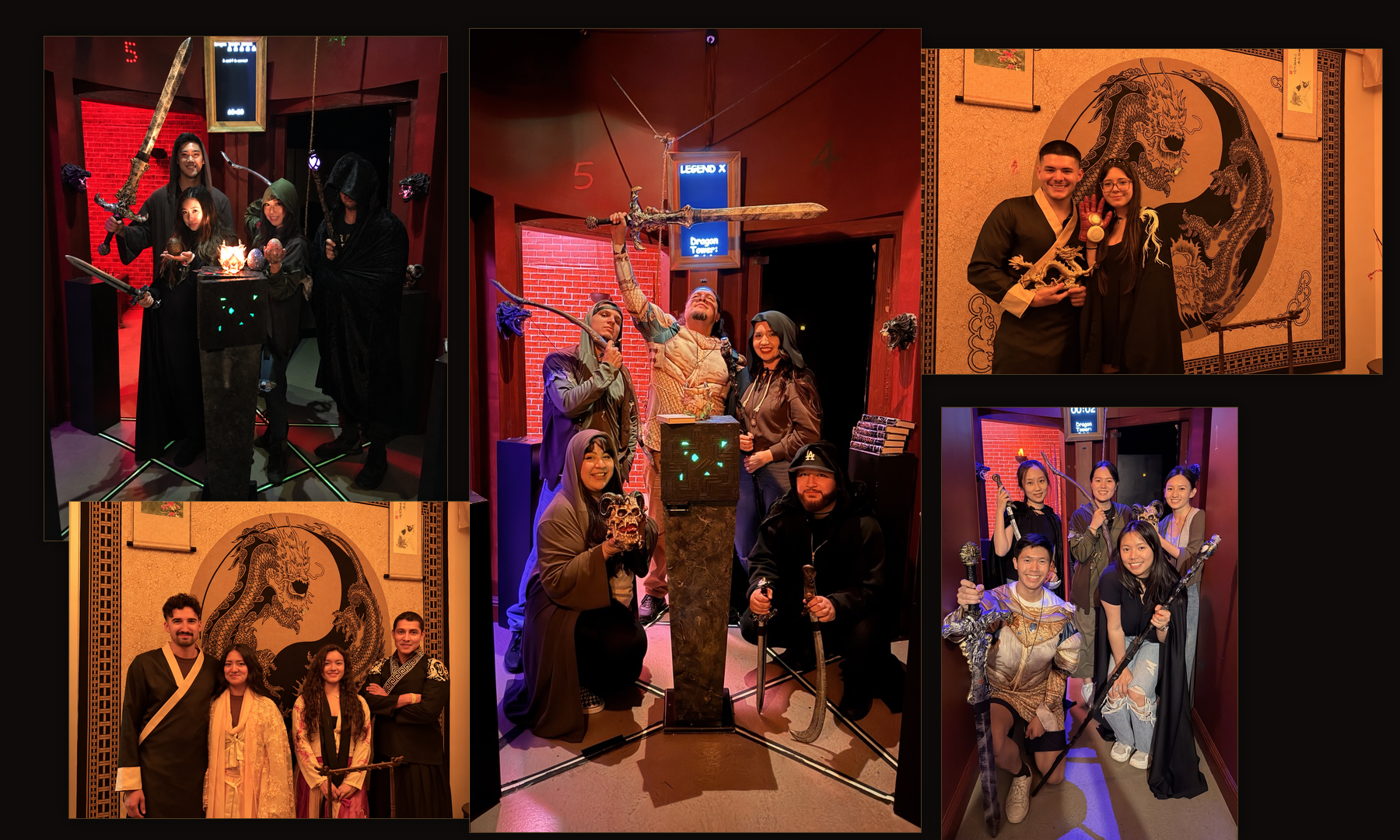 Real Legend X players in optional costumes