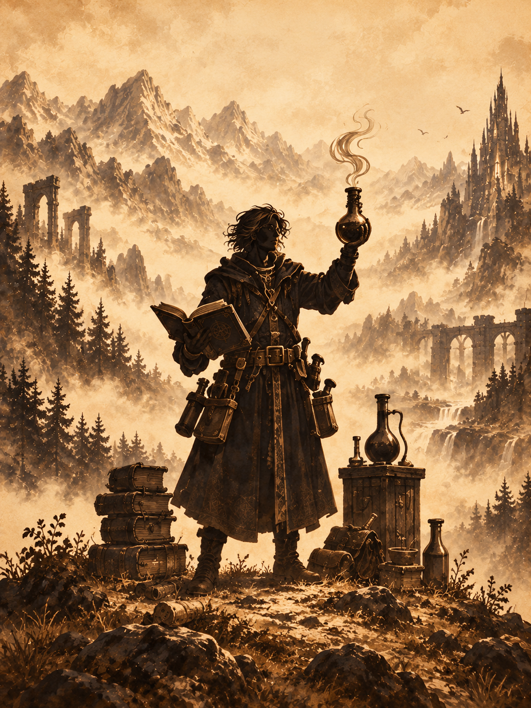 Approved faceless Alchemist silhouette